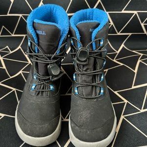 Merrell Snow Bank 2.0 Waterproof Snow Boot Boys 12M  Black Blue
